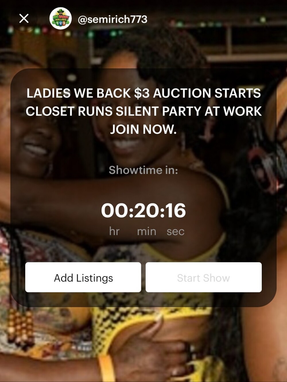 Come Join Our Silent Work Shows For Amazing Deals And More..